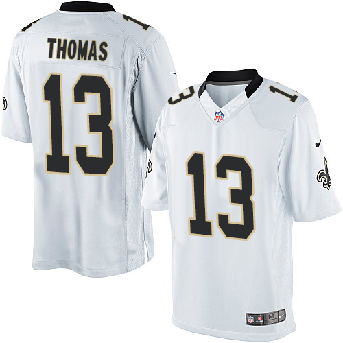 Youth Limited Michael Thomas Nike Jersey White Road - #13 NFL New Orleans Saints